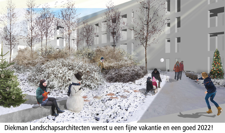 Winterbeeld Stadswerven Dordrecht.